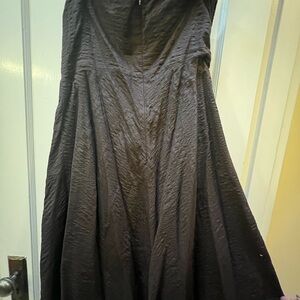 J. Crew Brown A-line V-neck Cocktail Dress